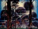 Eyvind Earle-Mist-In-The-Dark-Woods